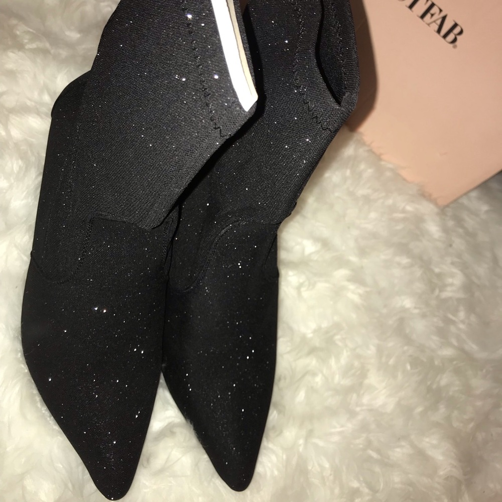 JustFab Sparkling Ankle Boots